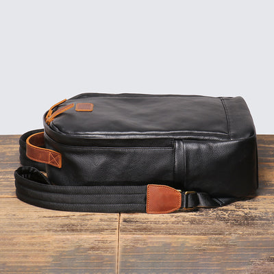 Mochila de Viaje Premium en Cuero Genuino Top Grain para Hombre - Image 13