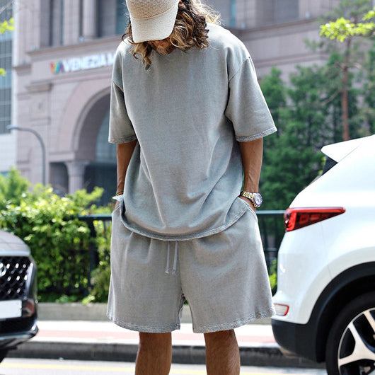 Conjunto Deportivo Hombre Verano - Playera Cuello Redondo y Shorts con Bolsillos - Image 18