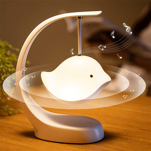 Lámpara Pájaro Multicolor Regulable con Máquina de Sonidos USB - Image 12