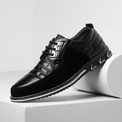 Zapatos de Cuero Estilo Business Casual Coreano para Hombre - Image 18
