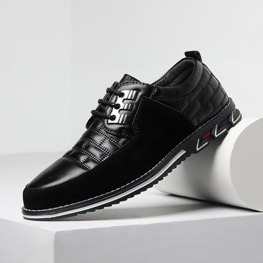 Zapatos de Cuero Estilo Business Casual Coreano para Hombre - Image 18