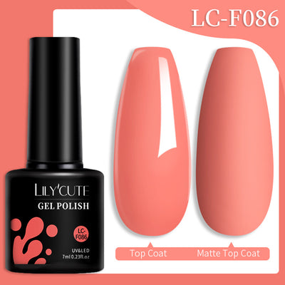 Set de Pegamento para Uñas con Brillo de Color Sólido - Image 22