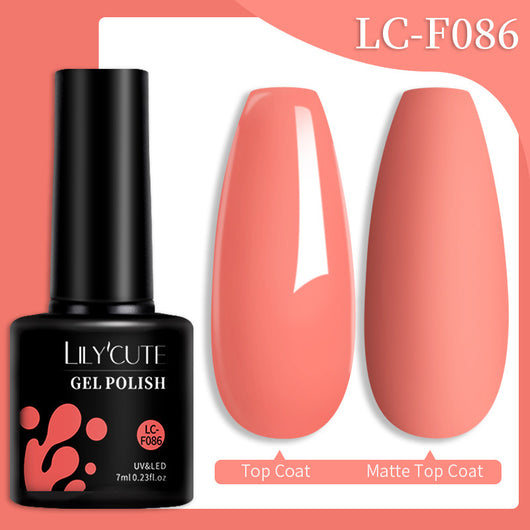 Set de Pegamento para Uñas con Brillo de Color Sólido - Image 22
