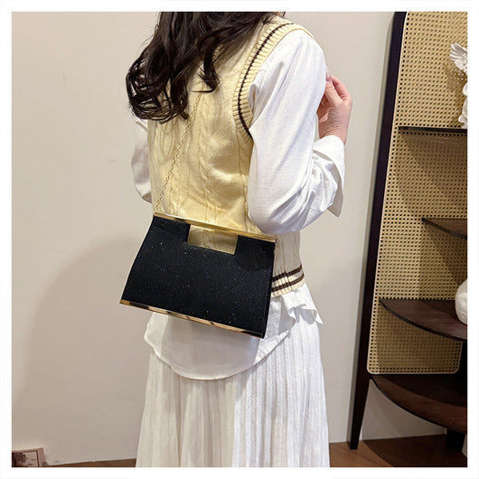 Bolso Mensajero Brillante para Mujer con Asa de Mano - Image 34