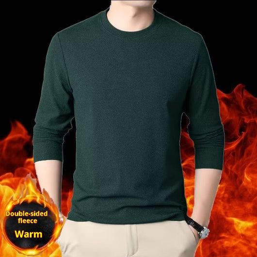 Suéter Cuello Redondo Hombre Doble Cara Polar Manga Larga - Image 5