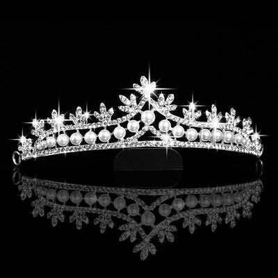 Corona de Perlas para Novia - Joyería para el Cabello - Image 7