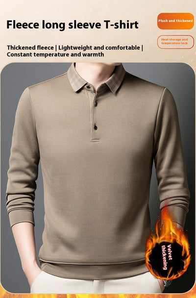Chompa Polar Suelta para Hombre Otoño Invierno - Cuello Solapa Versátil - Image 20