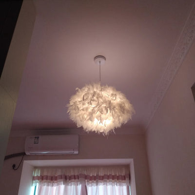 Lámpara de Techo Moderna Plumas para Sala y Dormitorio - Image 29