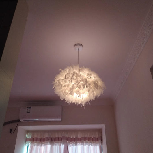 Lámpara de Techo Moderna Plumas para Sala y Dormitorio - Image 29