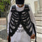 Chaleco Desmontable con Calavera Floral