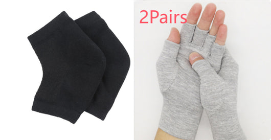 Guantes de Cuidado Preventivo en Fibra de Carbón de Bambú Gris Claro - Image 9