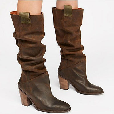 Botas Retro con Tacón Ancho - Image 13