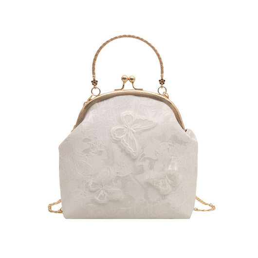 Bolso Messenger Retro de Tela Bordada con Cadena para Mujer - Image 6