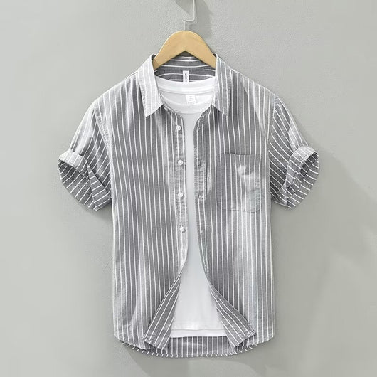 Camisa Estampada Tie-dye Japonés de Verano para Hombre - Image 11