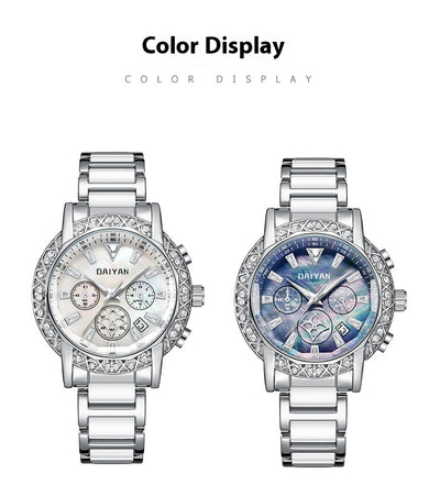 Reloj de Lujo Versátil para Mujer - Resistente al Agua con Diamantes - Image 13