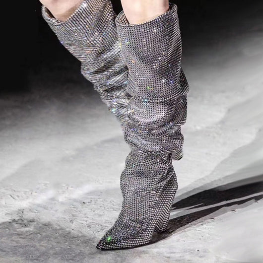 Tacones Altos con Pedrería y Lentejuelas - Diseño Elegante - Image 5