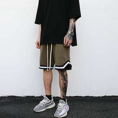 Shorts Deportivos con Cordón en Algodón - Image 2