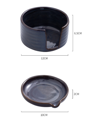 Plato Creativo de Cerámica Japonesa para Salsas y Condimentos - Image 8