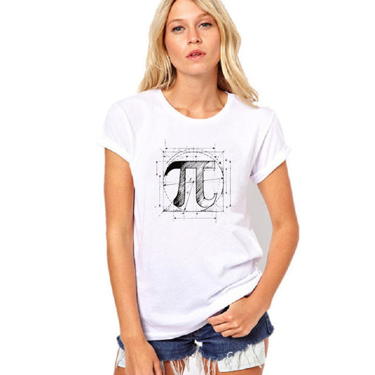 Playera Blanca Estampada de Manga Corta para Mujer - Image 3