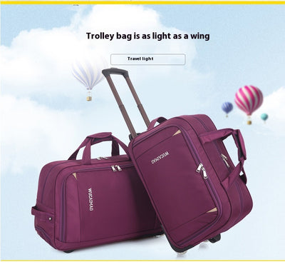 Maleta Trolley de Tela Oxford Plegable para Viajes - Image 11
