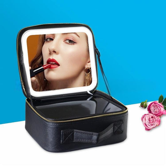 Maletín de Maquillaje Profesional con Espejo LED y Gran Capacidad de Almacenamiento - Image 33