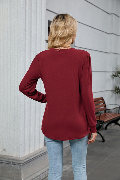 Blusa Suelta de Rayas con Mangas Largas para Mujer - Image 26