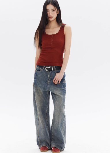 Jeans Sueltos Estilo Calle Americana - Image 3