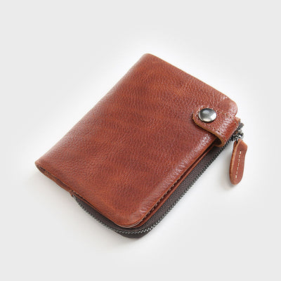 Billetera de Cuero Genuino Compacta para Estudiantes y Jóvenes Profesionales - Image 6
