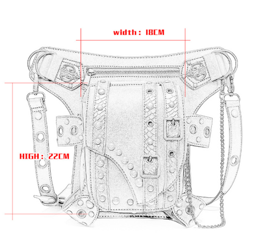 Bolsa de Cadena Motocicleta Punk Rock Explosion - Image 40