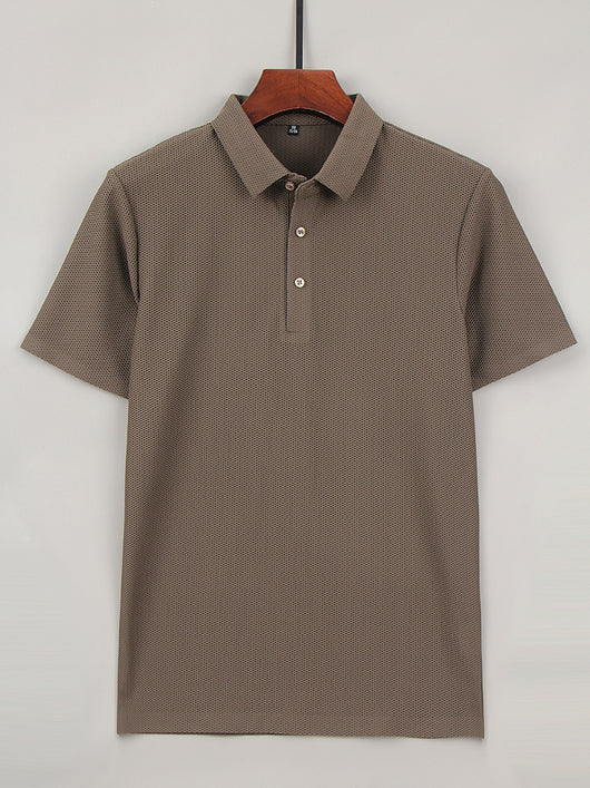 Camiseta Hombre Ice Silk Manga Corta - Frescura y Comodidad - Image 12