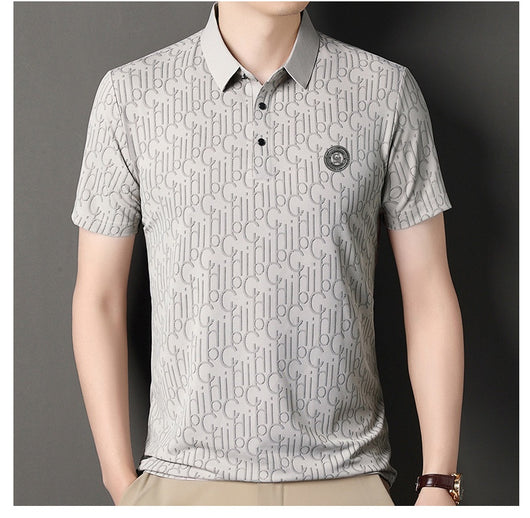 Playera Manga Corta Ice Silk para Hombre - Frescura Total en Verano - Image 12