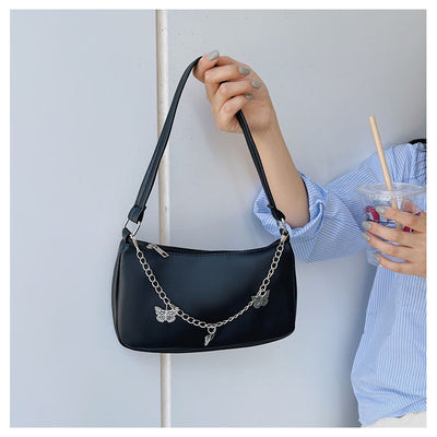 Bolso Bandolera Mariposa con Cadena - Cartera Versátil Comodidad Diaria - Image 11
