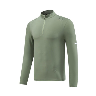 Camiseta Deportiva de Manga Larga Elástica Secado Rápido para Hombre - Image 5