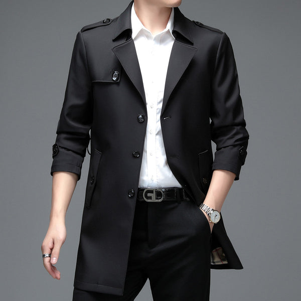 Saco Casual de Botón Simple para Hombre Talla Grande Premium