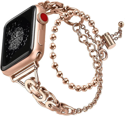 Correa Metálica Doble Eslabón para iWatch - Image 16
