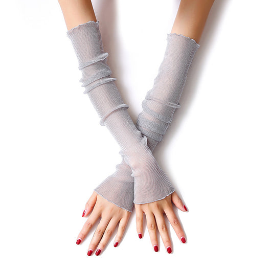 Protectores de Brazos en Encaje Ice Silk para Mujer - Guardabrazo Fresco para Conducir - Image 7