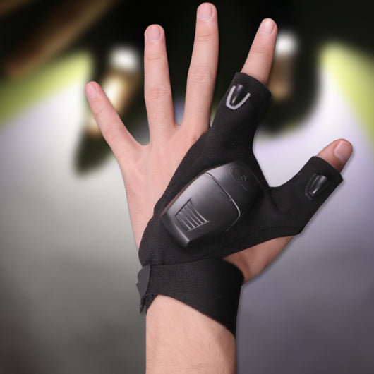 Guantes de Pesca con Luz LED para Actividades Nocturnas y Reparaciones