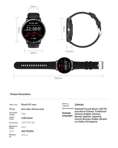 Smartwatch ZL02CPRO con Llamadas Bluetooth - Image 30