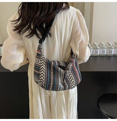 Bolso Bandolera Étnico Dumpling de Gran Capacidad - Estilo Moderno para Mujer - Image 21