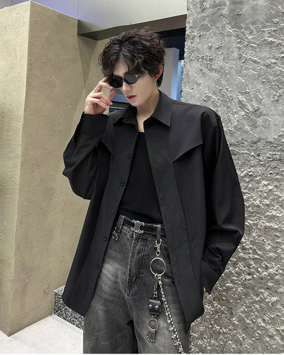 Camisa de Manga Larga Premium Ruoshuai para Hombre - Otoño - Image 27