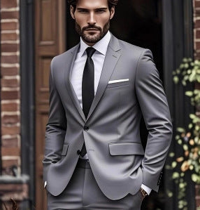 Trajes Formales Británicos de Dos Piezas para Hombre Ejecutivo - Image 14