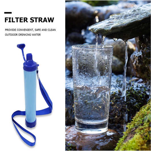 Filtro de Agua Portátil para Senderismo y Emergencias