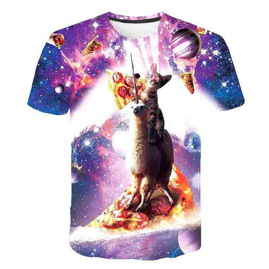Playera de Verano para Niños Estampado Gatito Coreano - Image 40