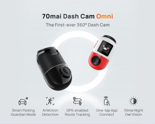 Cámara Dashcam Panorámica 70 Millas Sentinel - Image 4