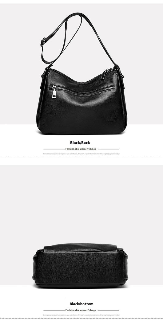 Bolso Bandolera de Cuero Genuino con Gran Capacidad para Mujer - Image 22