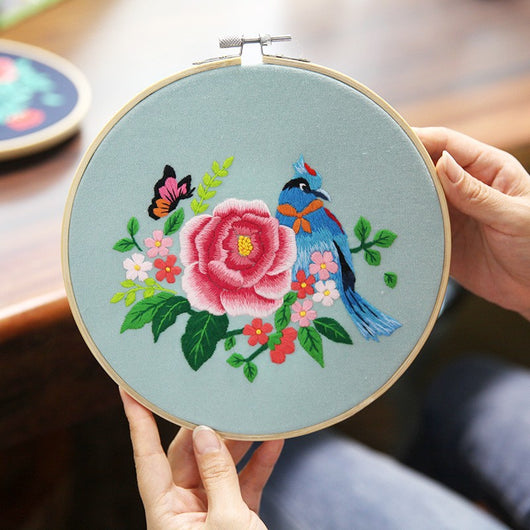 Kit de Costura para Cuadro Tridimensional con Flores Artesanales - Image 21