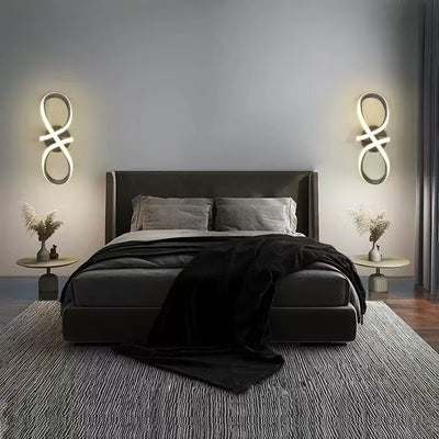 Lámpara de Pared Nórdica Minimalista para Mesita de Noche - Image 3