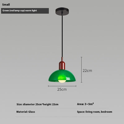 Lámpara Colgante Bauhaus Retro de Cristal para Restaurante - Image 54
