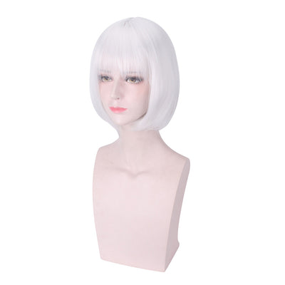 Peluca Cosplay Gris Plata Premium - Image 5