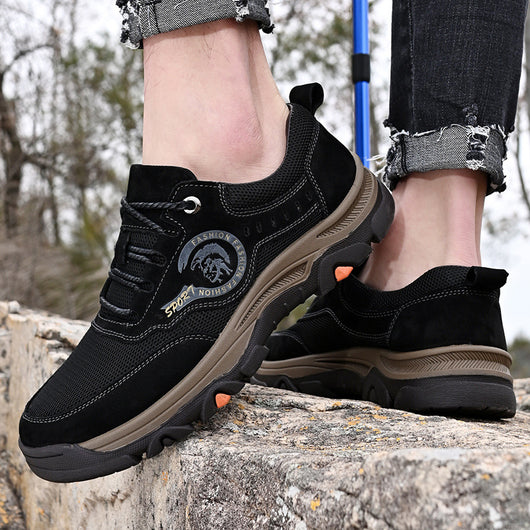 Zapatillas Deportivas Outdoor Talla Grande para Hombre en Cuero Premium - Image 5
